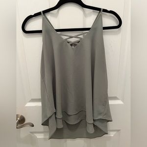 Sage Green Layered Tank